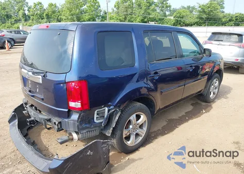 2013 Honda Pilot Ex из США, поврежденный, VIN 5FNYF3H42DB006691